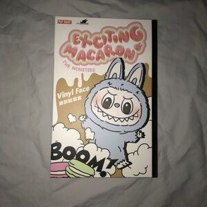 NEW SEALED Sea Salt Coconut Labubu Exiting Macaron Authentic Vinyl Face Blue